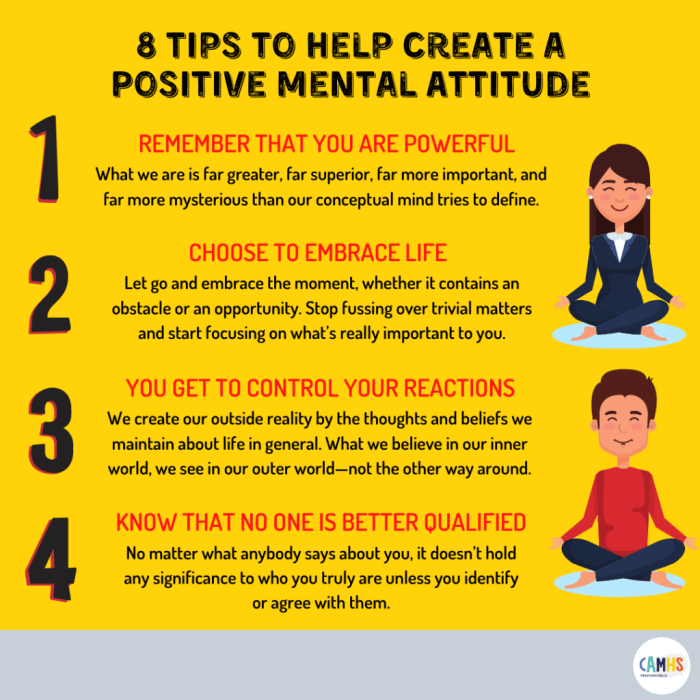 Attitude infographics Tips for maintaining a positive mindset every day